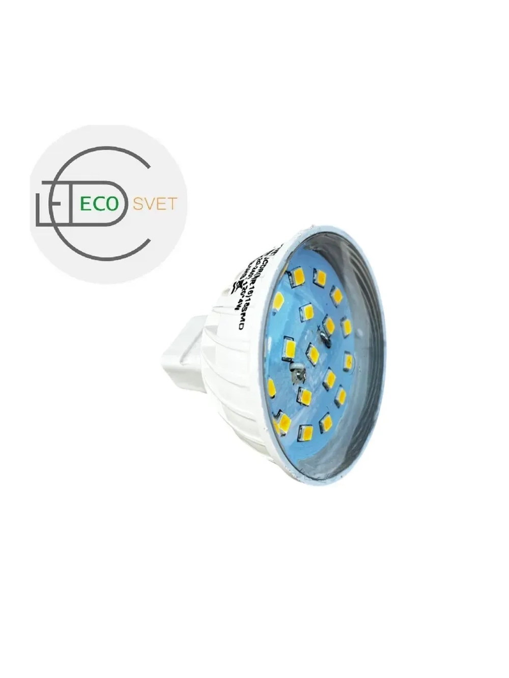 Светодиодная LED лампа MR16(GU5.3) 4W тёпл. 10шт