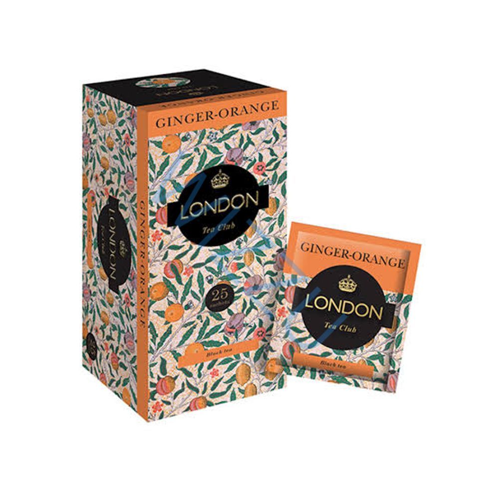 Чай черный Ginger-Orange London Tea Club 25 кон по 2г*
