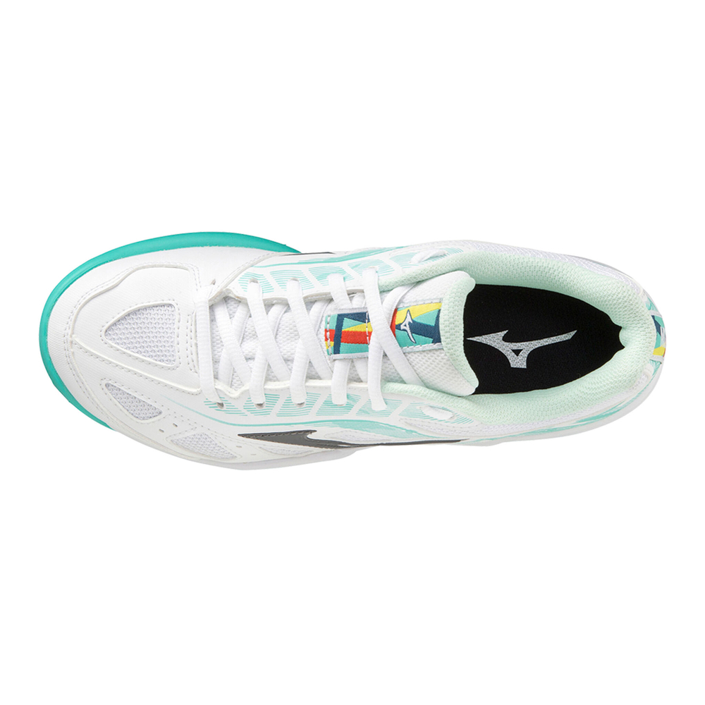 Женские теннисные кроссовки Mizuno Break Shot 3 Clay Court Shoe Women - White, Grey