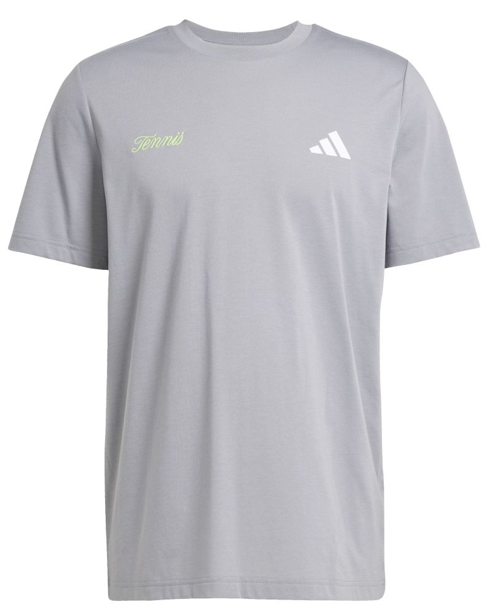 Мужская теннисная футболка Adidas Tennis Graphic - grey three