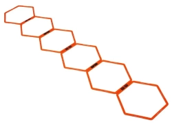 Тренировочный гаджет Yakimasport Hexa Hoops Set 6P - orange