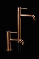 Смеситель для умывальника, Uno. Brushed Bronze