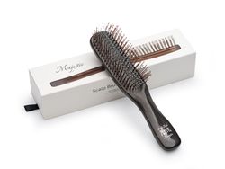 Расческа Majestic Scalp Brush черный кофе