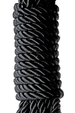 Черная веревка для шибари DELUXE BONDAGE ROPE - 5 м. (Цвет: черный)