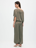 Костюм летний шелковый "ART SILK", 713.9072.09.13, цвет ромб шоколад