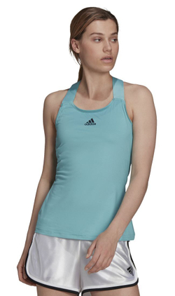 Женский топ теннисный Adidas Y-Tank W - mint ton/black