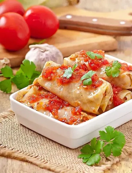 Савос КРУЧЕНИКИ МЯСНЫЕ (480 гр), 5 шт в уп. (мини-голубцы)