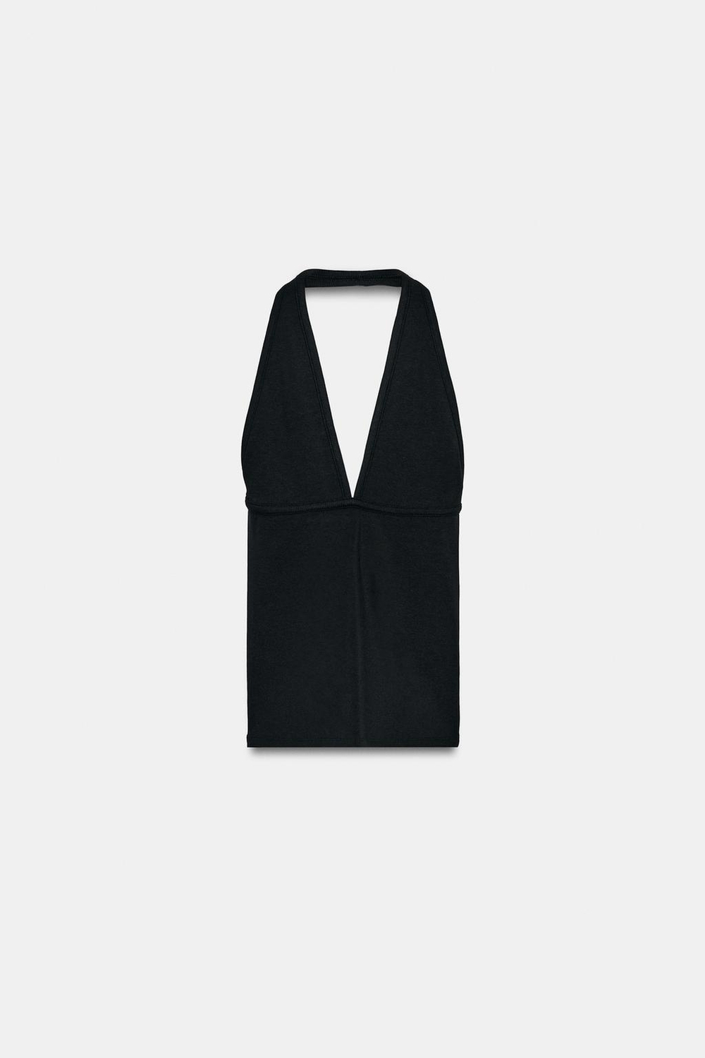 ZARA ТОП ХАЛТЕР, ЧЕРНЫЙ
