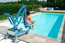 Подъемник для бассейна ECOPOOL (мобильный, простой и надежный)