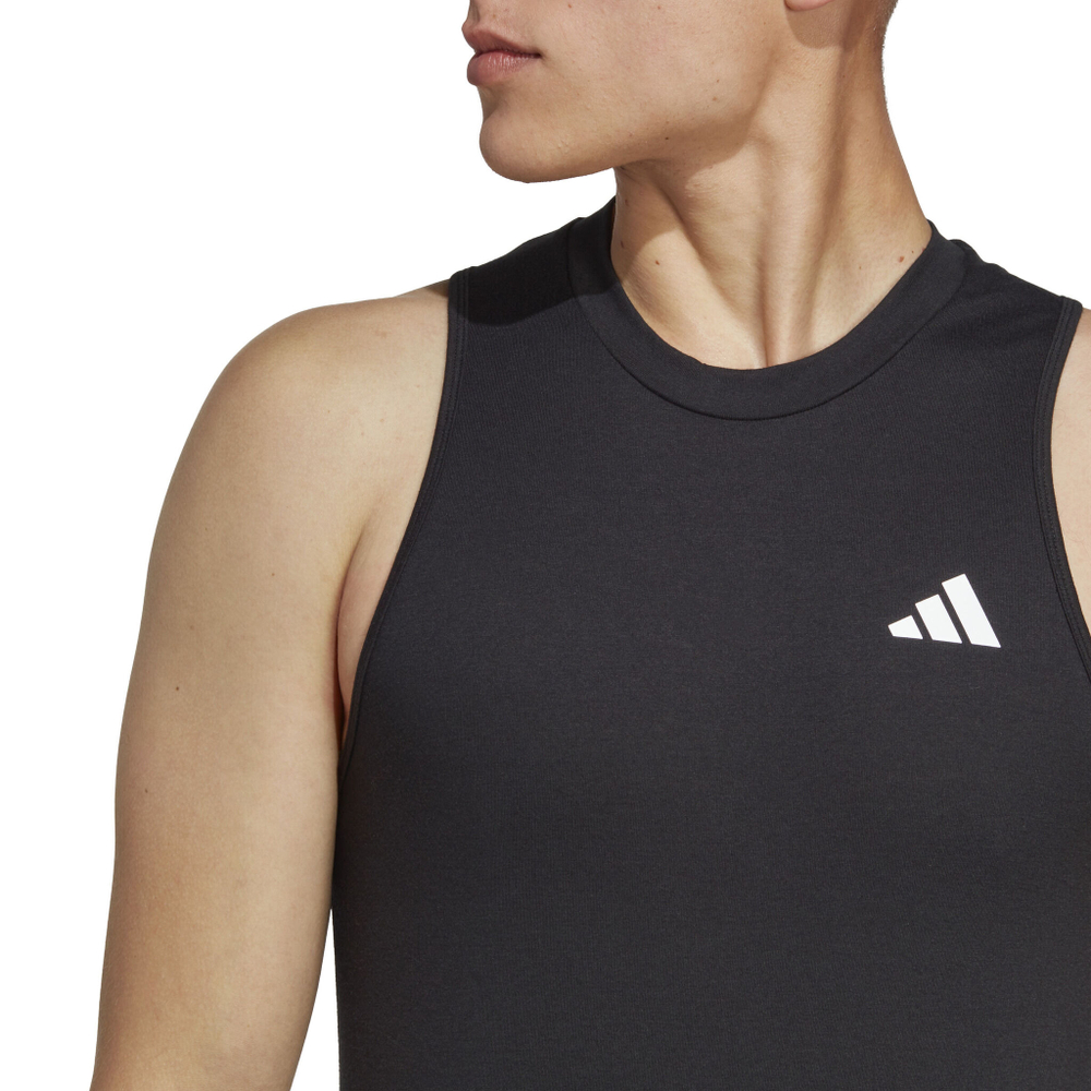 Мужское теннисное поло adidas Training Essential Feel Ready T-Shirt Men - Black