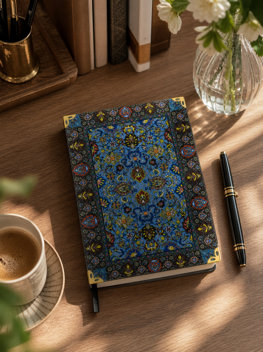 Записная книжка в ковровом оформлении