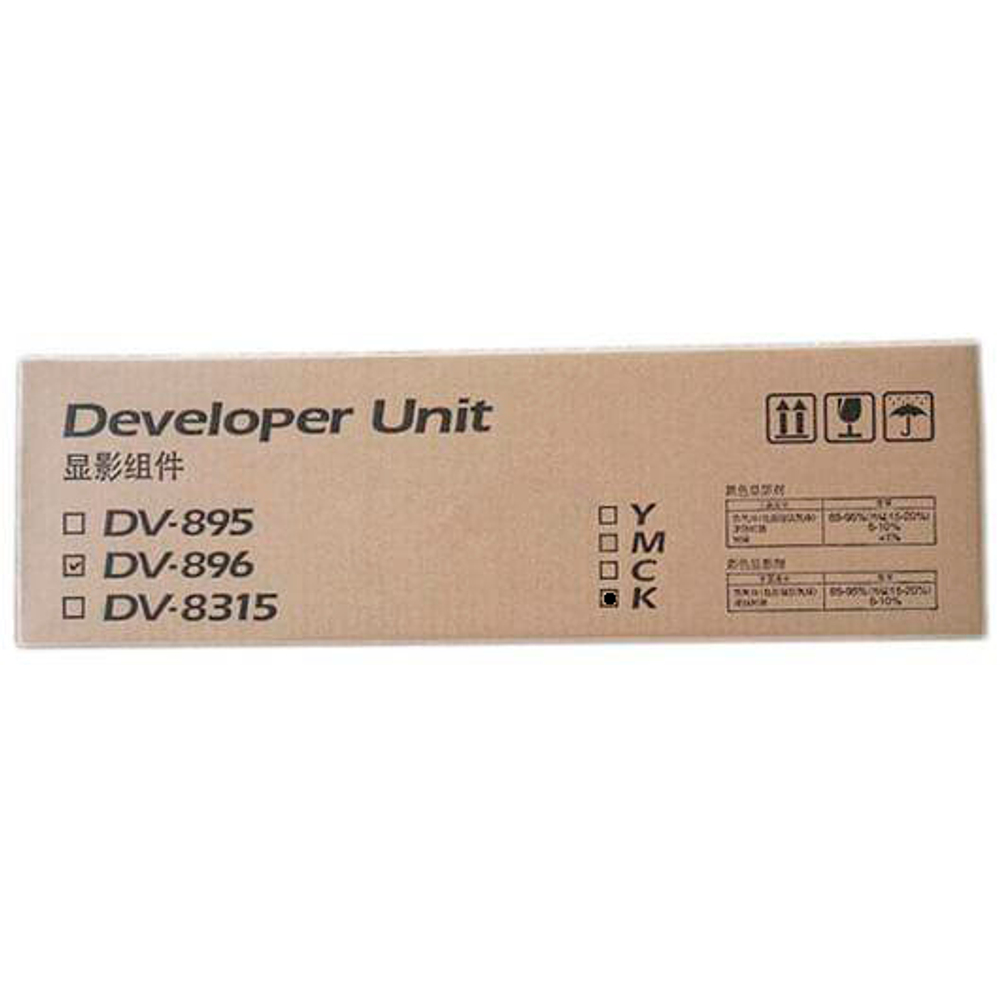 Узел проявки KYOCERA DV-896K FS-C8020MFP/C8025MFP 302MY93055 черный