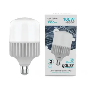 Лампа Elementary LED T160 100W E40 4000K 63420 Gauss