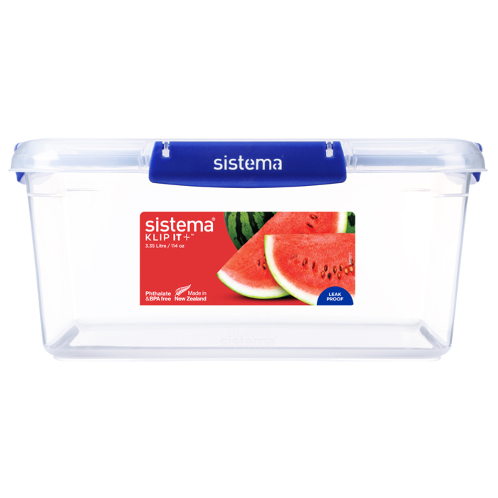 Контейнер 3.35л Sistema Klip It+ синий
