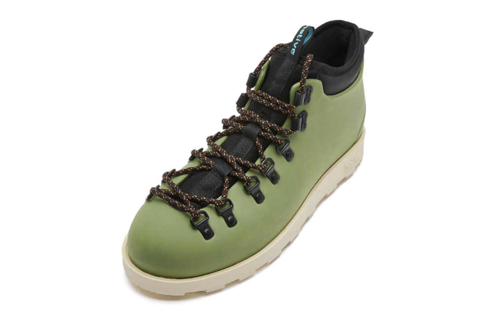 Native Shoes Martin Boots Unisex Army Green/Ecru