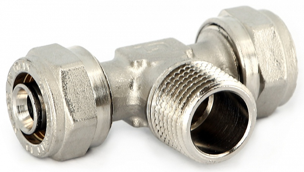 Тройник м.п. UNI-FITT 20 х 1/2"Н х 20