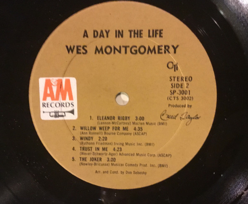 Wes Montgomery - A Day In The Life - 1967 USA OG Press