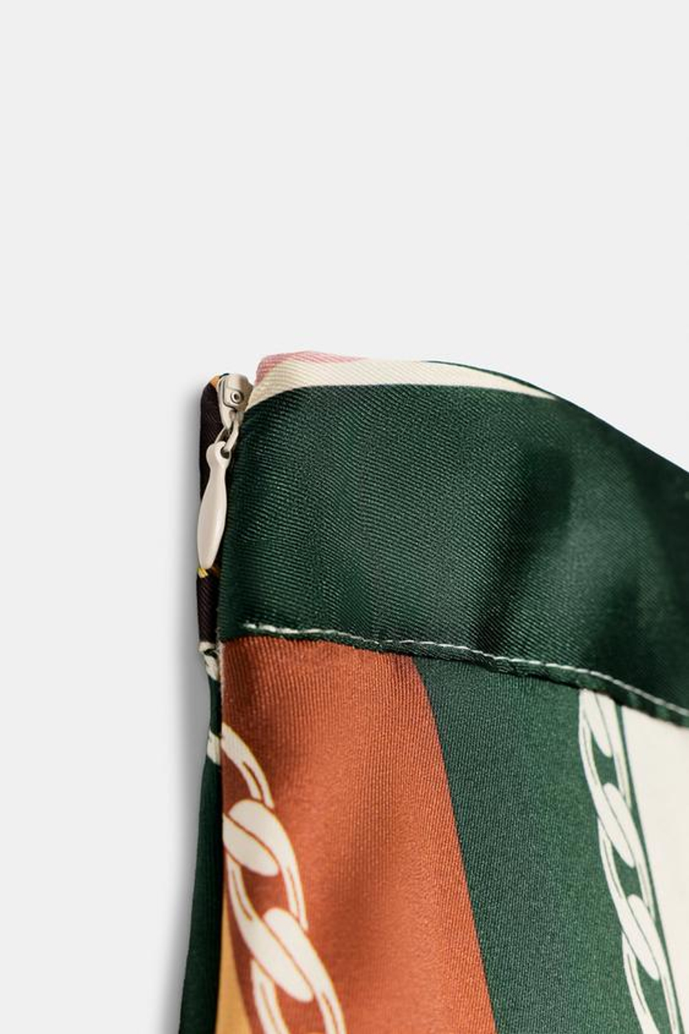 ZARA ЮБКА С ПРИНТОМ И АСИММЕТРИЕЙ, РАЗНОЦВЕТНЫЙ
