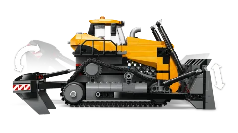 Конструктор LEGO City 60466 Желтый бульдозер