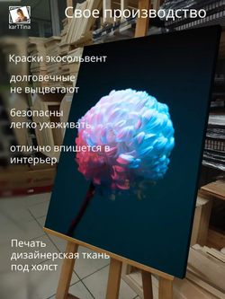 Картина на стену "Светящийся шар" 30х40см 1шт.