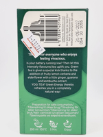 Чай зеленый Yogi Tea Green Energy, аюрведическая смесь с гуараной, имбирем и бузиной, 17 пакетиков, 30.6 г (из Финляндии)