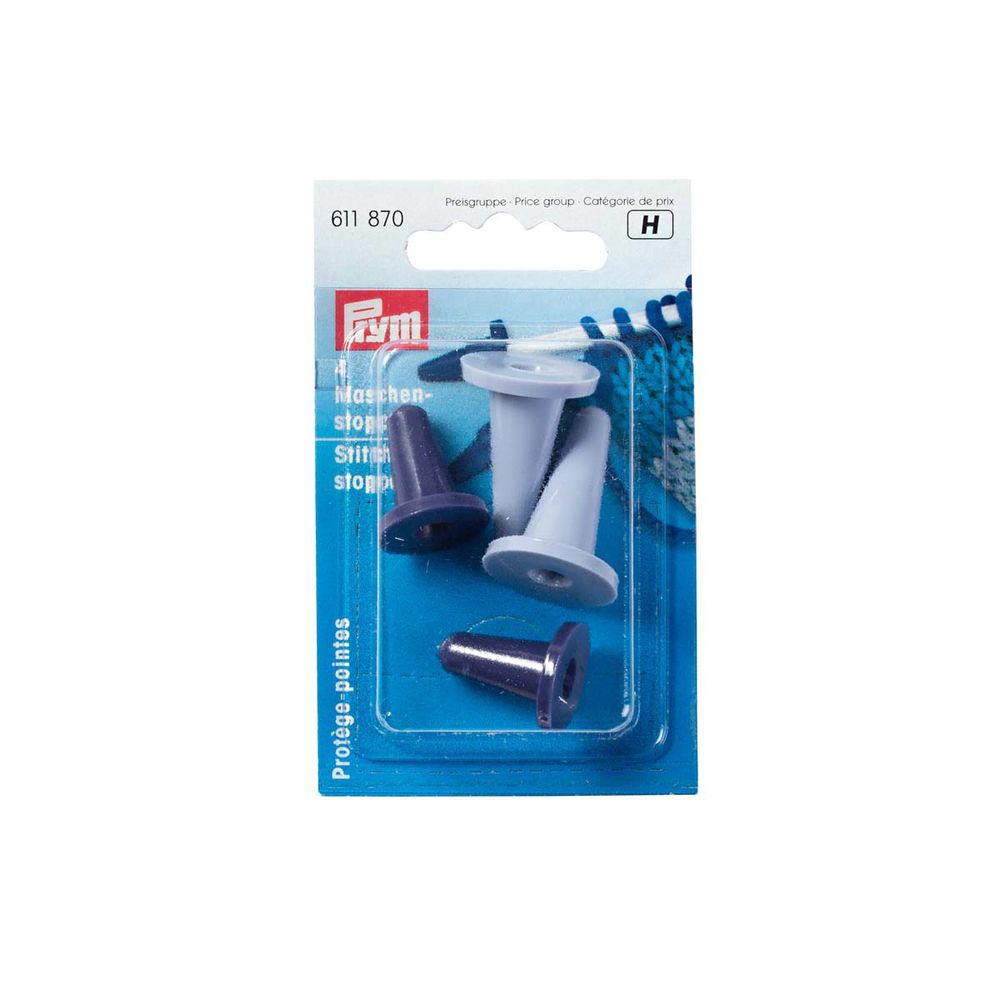 Наконечники для спиц, Prym ⌀2,0-3,5, 4,0-7,0 мм, 4 шт
