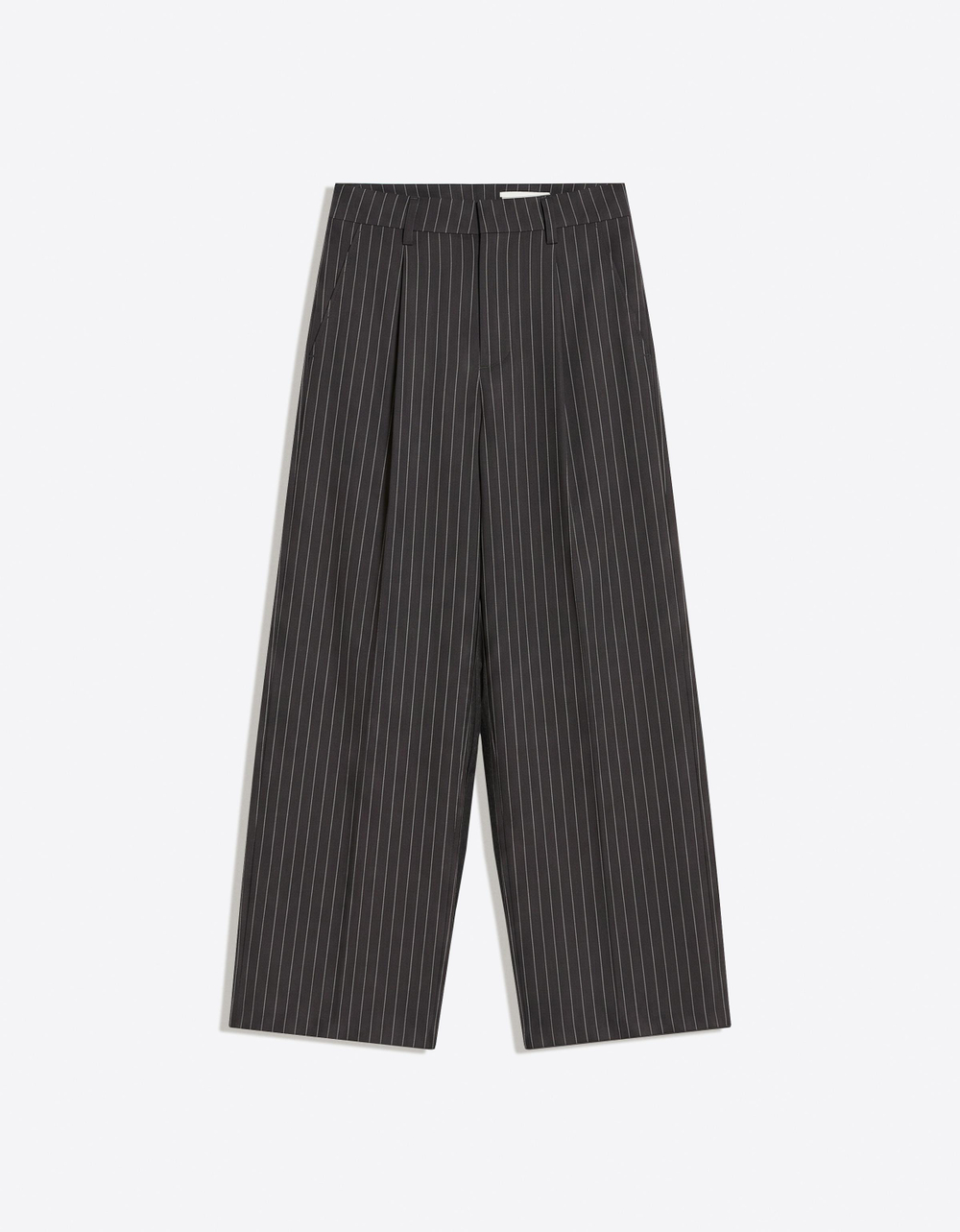 Женские брюки в полоску с защипами - BERSHKA