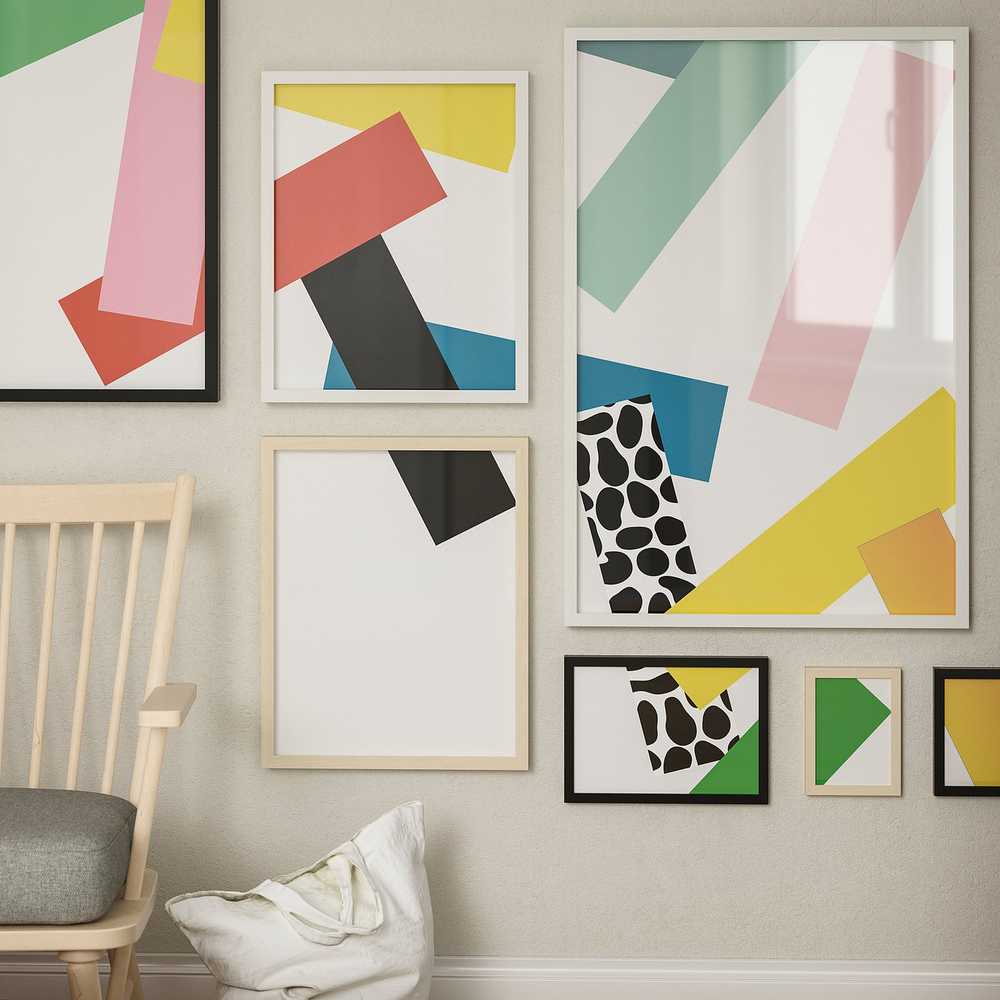 IKEA RÖDALM  (ИКЕА РЁДАЛМ)  -  Рамка для фото - под берёзу 30x40 см