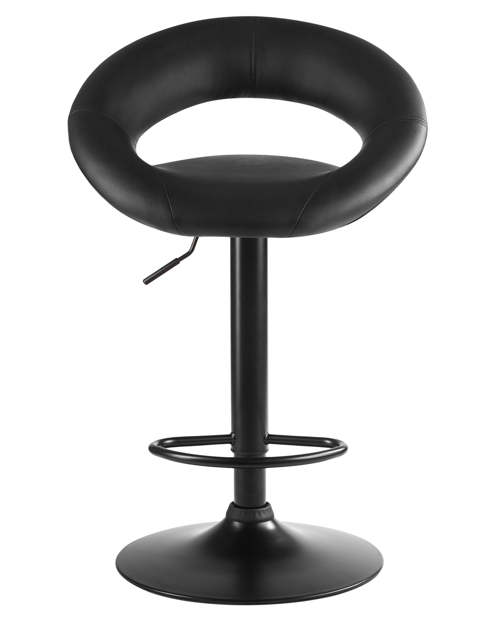 Стул барный DOBRIN MIRA BLACK, чёрный