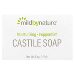 Mild By Nature, кастильское кусковое мыло, с ароматом перечной мяты, 141 г (5 унций)