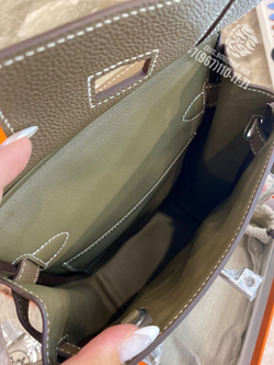 Нагрудная сумка-слинг Hermes Kelly Etoupe