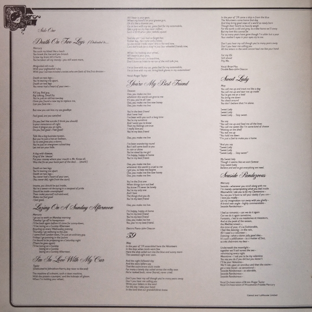 Queen / A Night At The Opera (LP)