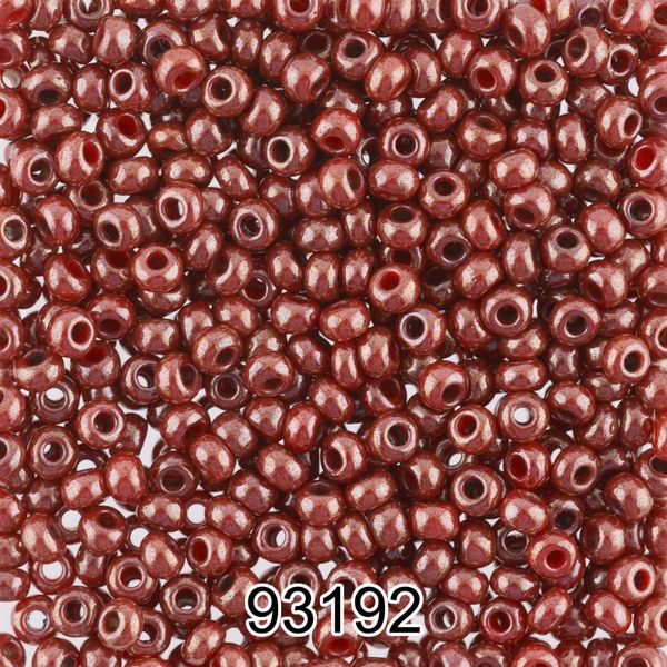 Бисер Preciosa 10/0 (2.3 мм), 500 г, 93192 (Ф471) красно-коричневый
