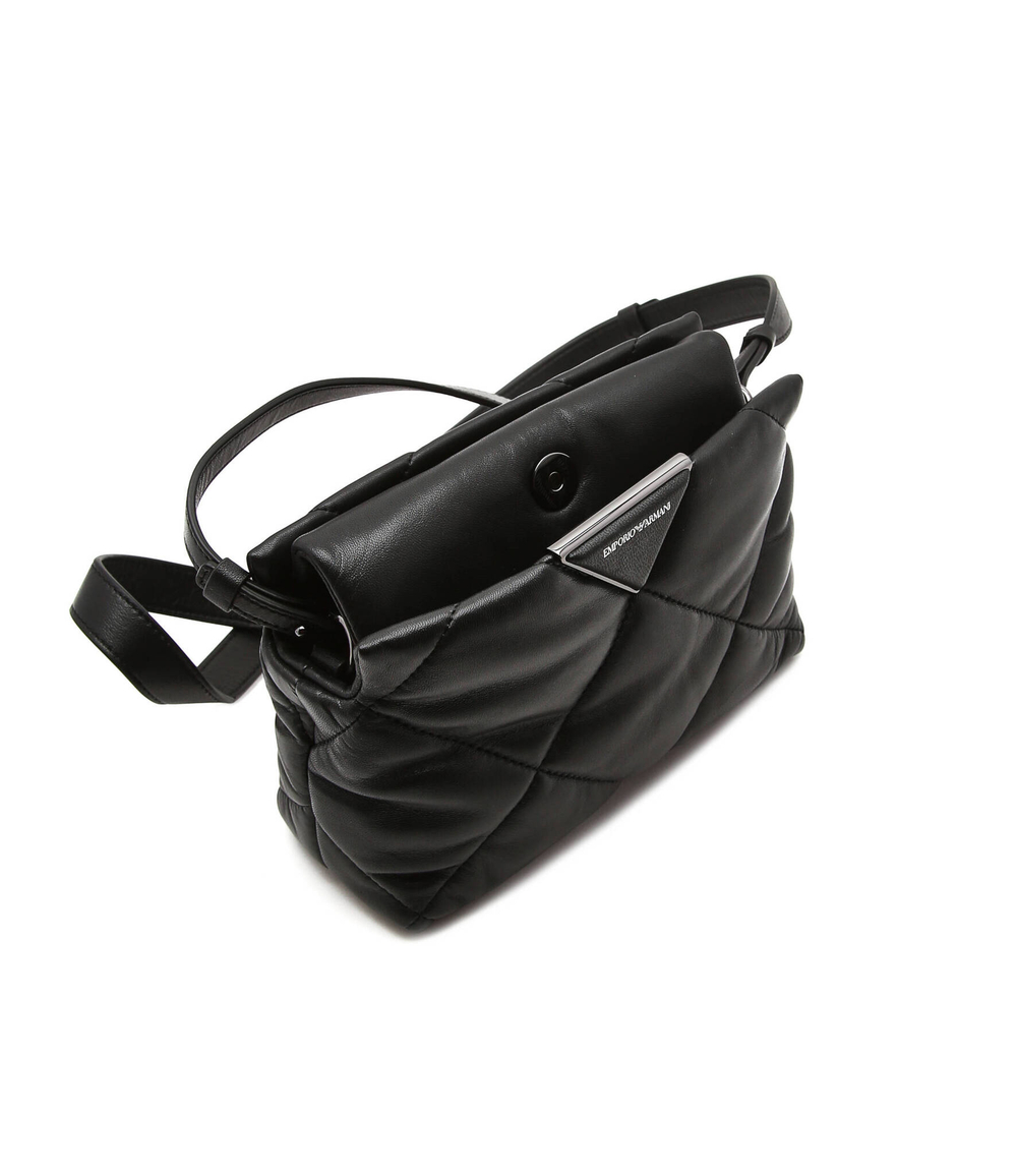 кожаная сумка-мессенджер Emporio Armani - черный(Y3B190 Y336X)