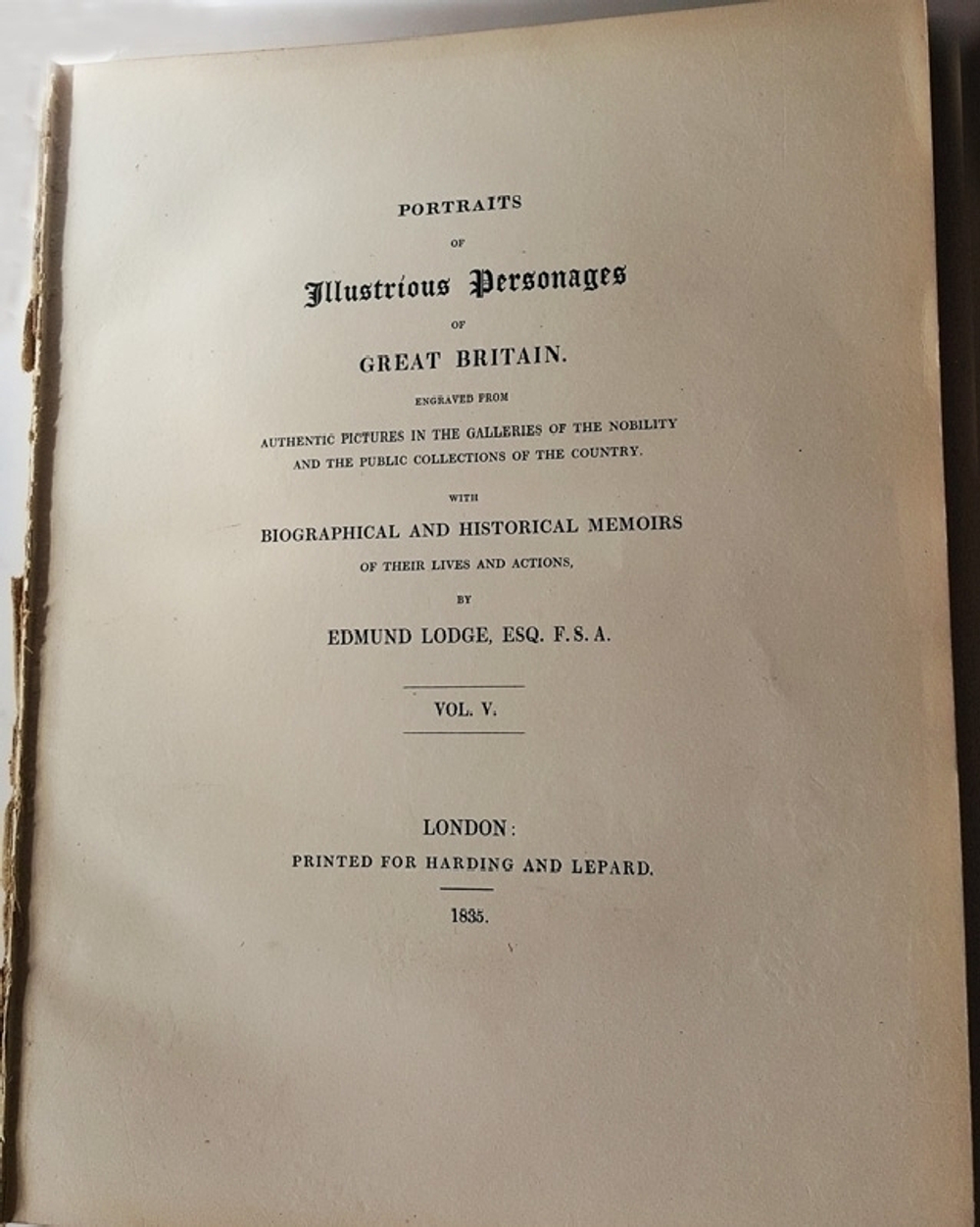 "Portraits of Illustrious Personages of Great Britain"  Edmund Lodge. 1835г.