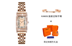KANGOL Trendy Sports Students Women"s Watch Quartz Movement Metal Strap Watch Women"s Watch Gold Dial