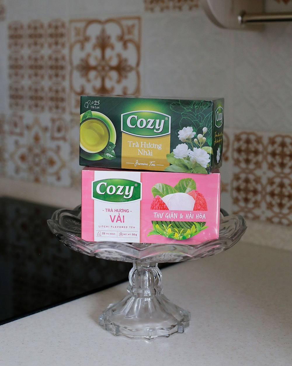 Чай CОZY в пакетиках со вкусом ЛИЧИ, 50 г