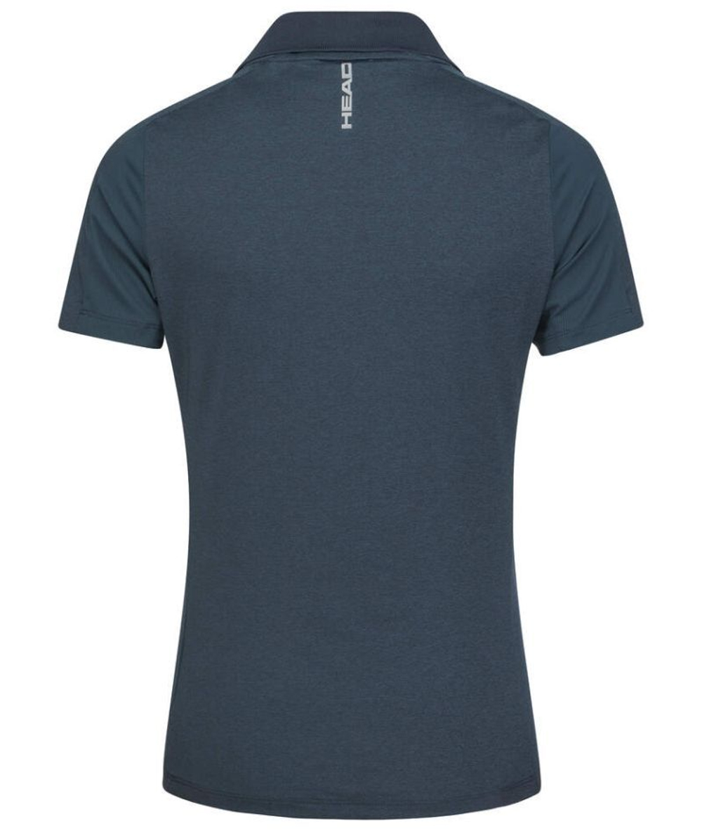 Женское поло Head Padel Tech Polo Shirt - небесный