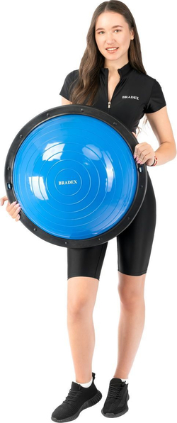 Полусфера Bradex SF 0376 Bosu с эспандерами и насосом