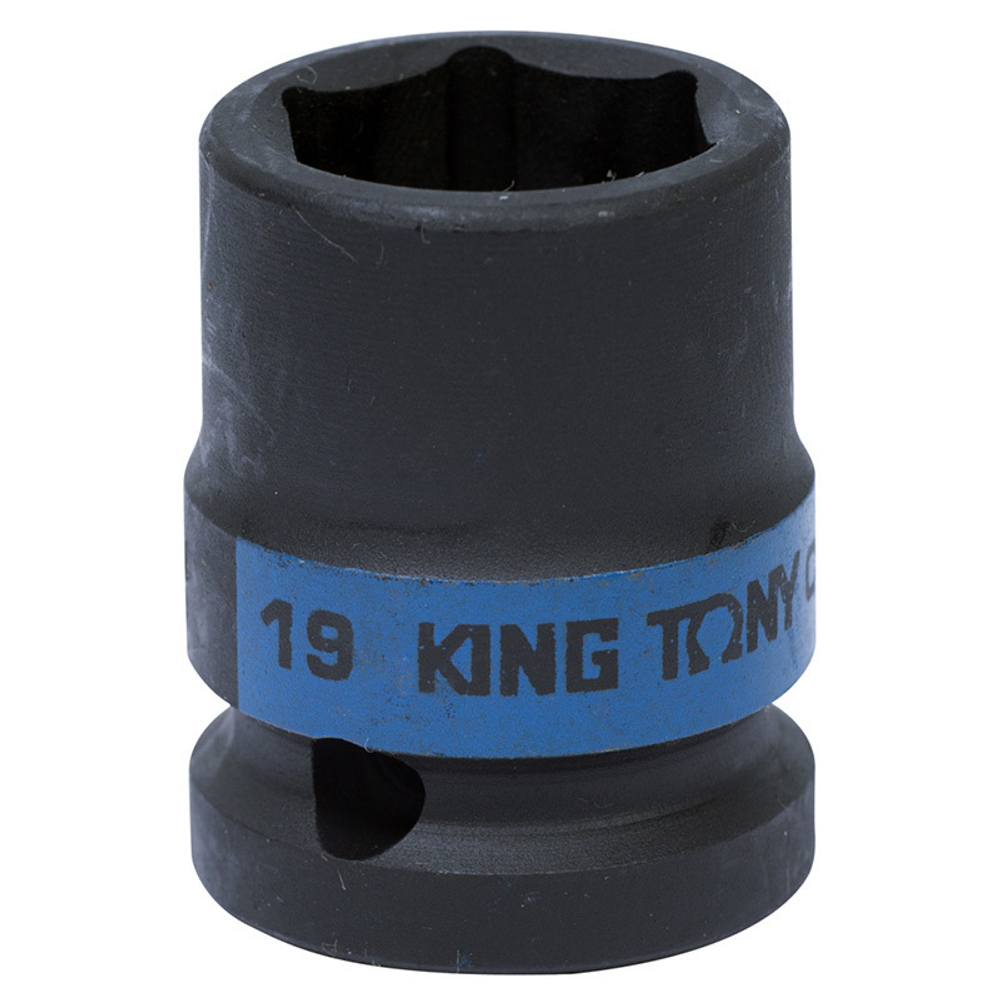 KING TONY (453519M) Головка торцевая ударная шестигранная 1/2", 19 мм