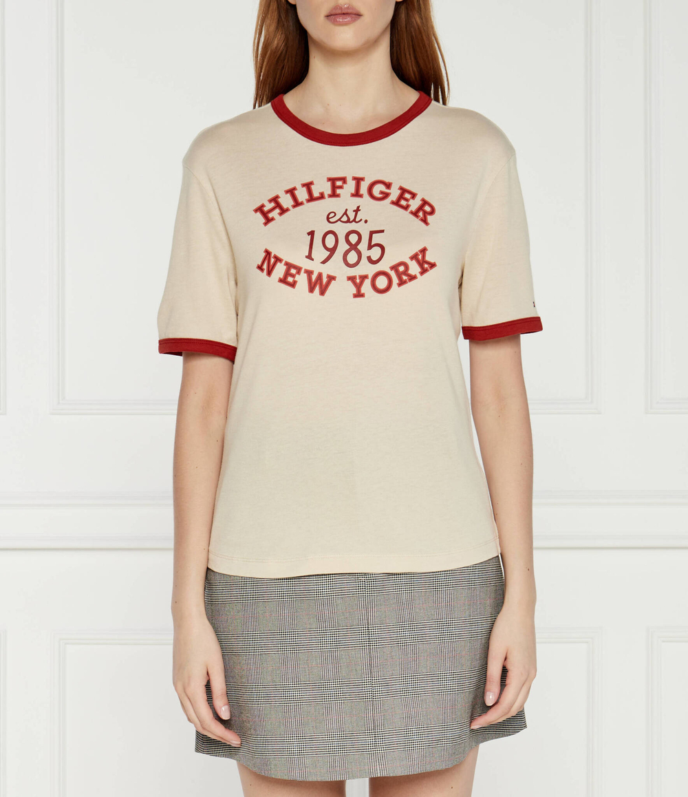 Футболка VARSITY Tommy Hilfiger - бежевый(WW0WW42585)