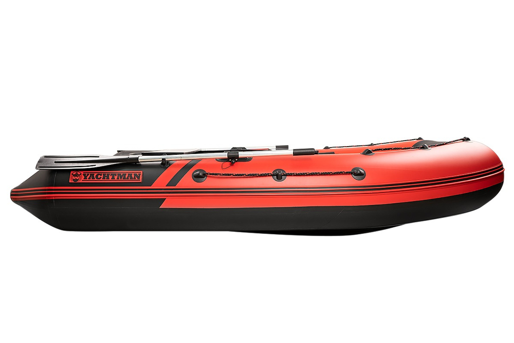 YACHTMAN-300 НДНД красный-черный + PARSUN T 9.8 BMS (комплект лодка + мотор)