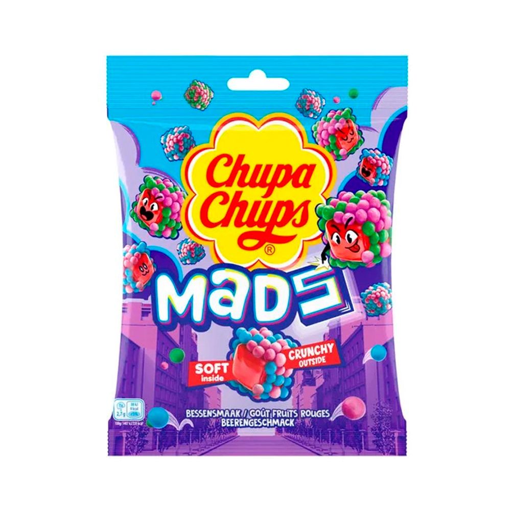 *Жев конфеты Chupa Chups 45гр Mads Berries (Мэдс Фрукты) (12)*8 3352