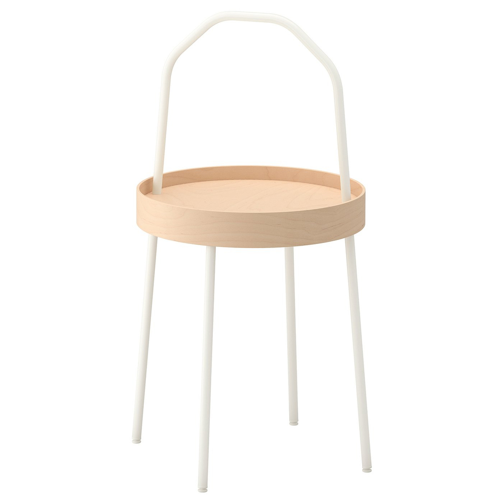 IKEA BURVIK  (ИКЕА БУРВИК)  -  Столик - белый 38 см