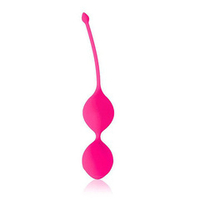 Розовые вагинальные шарики 3,6см с хвостиком Bior Toys Cosmo CSM-23002-25