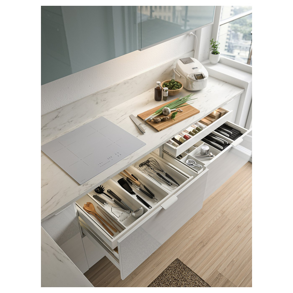 IKEA BILLSBRO  (ИКЕА БИЛЛСБРО)  -  Ручка мебельная - белая 120 мм