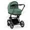 Коляска для новорожденных Cybex Priam IV Leaf Green шасси Matt Black