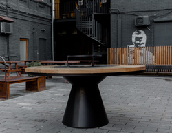 Дровяной гриль-стол Elbrus Grill Тибет 1200 (диаметр стола 1820 мм)