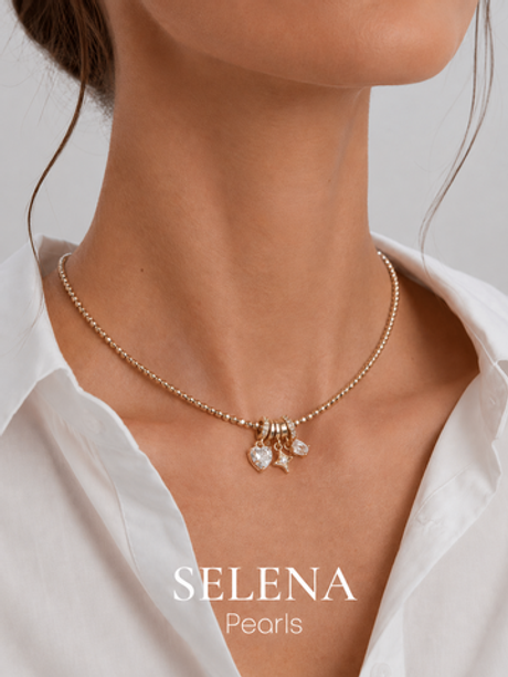91004657 Колье Selena Pearls