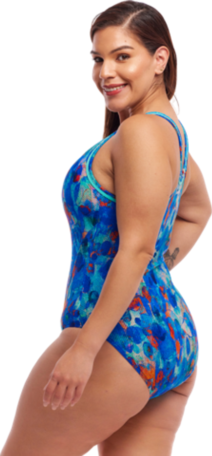 Купальник FUNKITA с поддержкой Paint Press